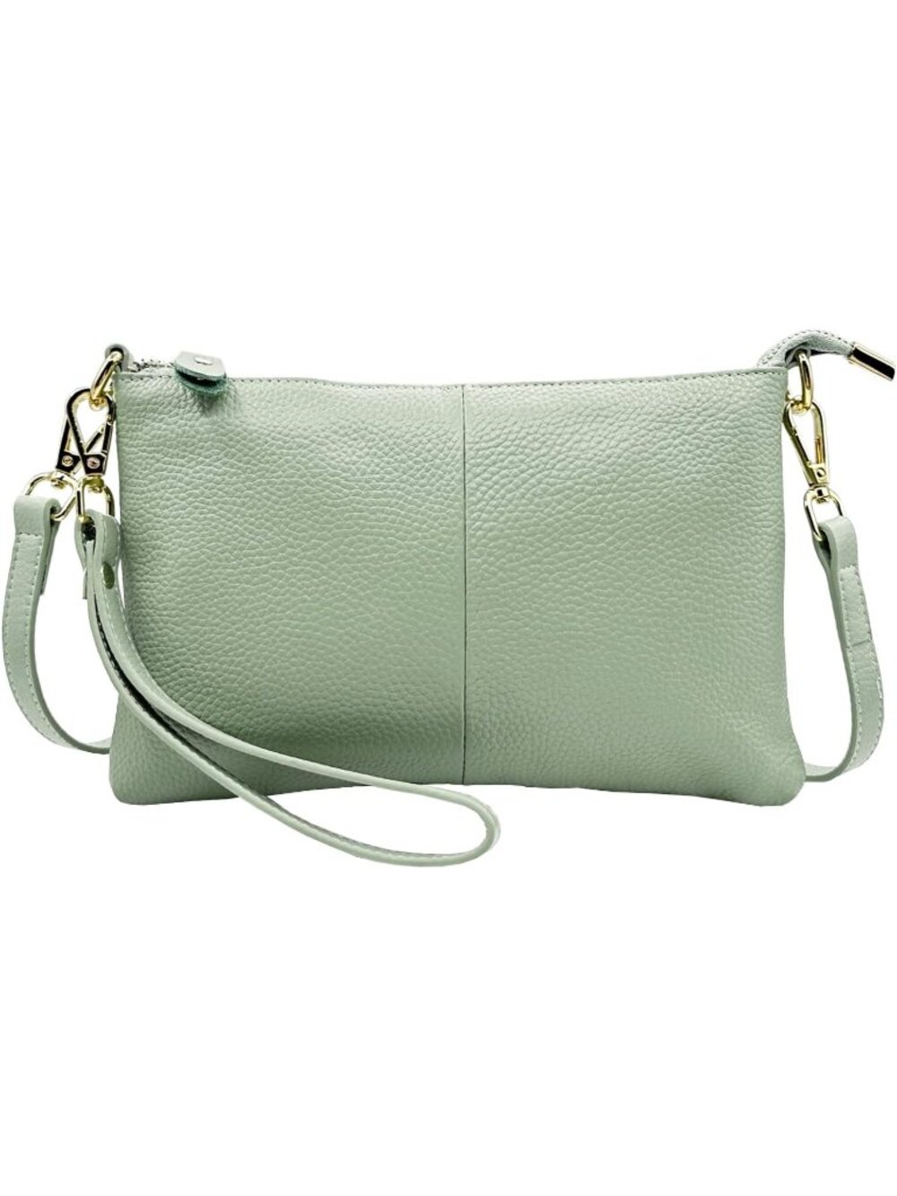 〽️Women's Spearmint Leather Wristlet Wallet Phone Bags Wallet Clutch Purses